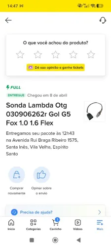 Sensor ABS e sonda lambda