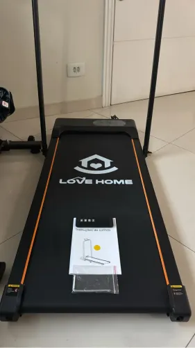 Esteira Elétrica Caminhada 8km/h Dobrável 127V Silenciosa Compacta M2 Pro LOVE HOME