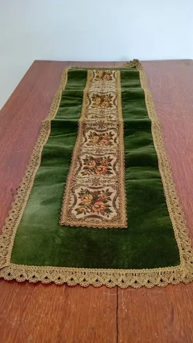 Caminho de mesa / trilho de mesa Vintage
