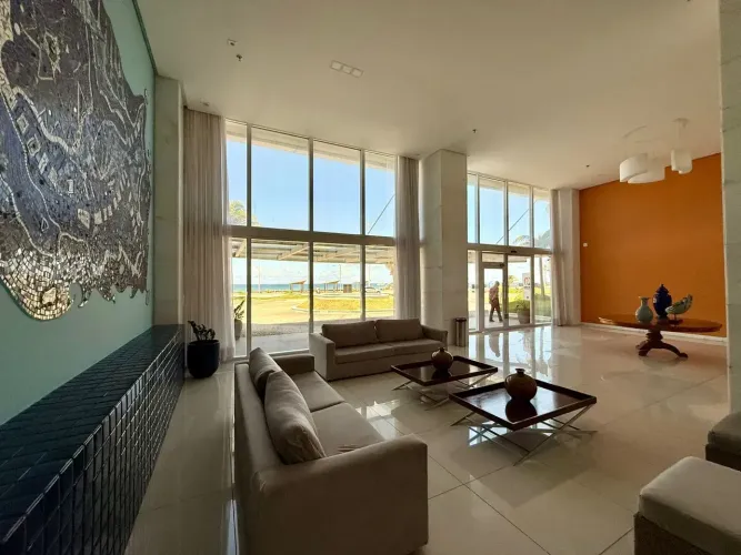 SALVADOR SUÍTES RESIDENCE | BEIRA-MAR/93m² | Vista MarPiso em porcelanato Móveis planejad