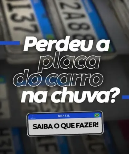 Chuva de placas 