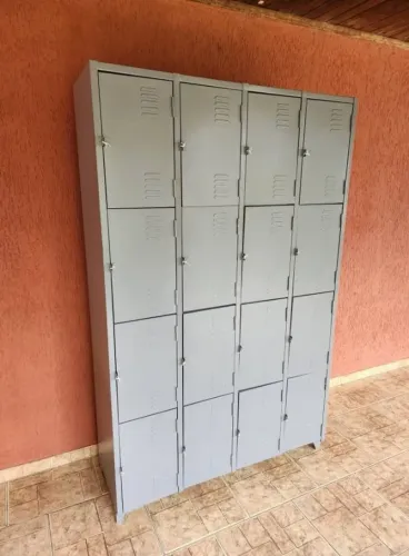 armario para vestiario de 16 portas
