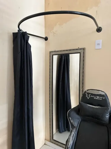 Provador com cortina 