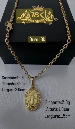 Corrente ouro 18k - 15,4 Gramas 