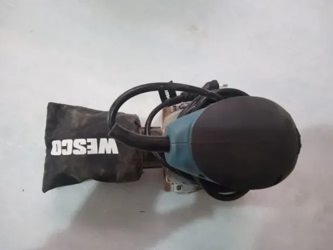 Lixadeira Elétrica WESCO 220V com Coletor de Pó - Ótimo Estado