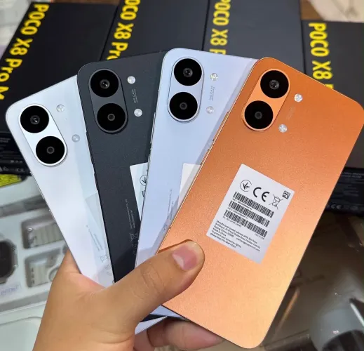 Celular xiaomi Poco x8 Pro Max (5G NFC) 256GB/12GB RAM R$3199,00 Preto Azul Laranja Branco