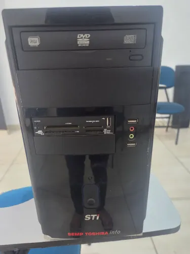 Computador para tirar peças esta funcionando