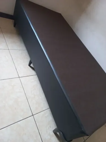Vendo cama box solteiro com colchão 