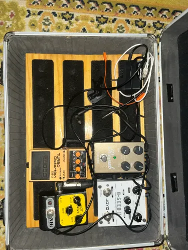 Set completo de pedais guitarra