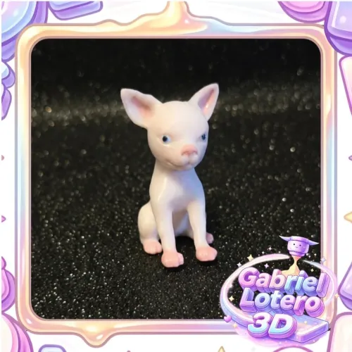 Pet Chihuahua para boneca Barbie escala 1/6 - impressão 3D