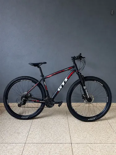 Bicicleta gti Roma aro 29 alumínio freios hidráulicos
