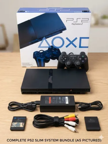 Console Playstation 2 slim completo e perfeito 