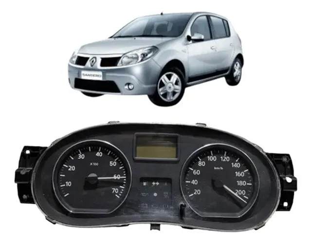 Painel Instrumentos Renault Sandero 1.0 2009 Uzad0 Original