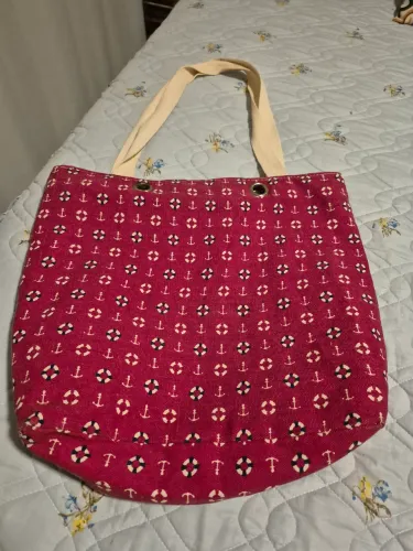 Bolsa de praia usada