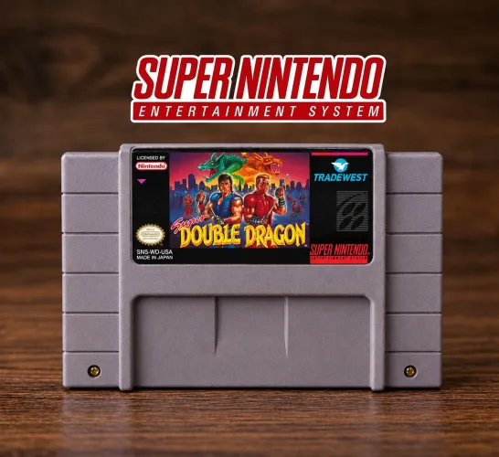 Jogo Super Double dragon super Nintendo snes repro.