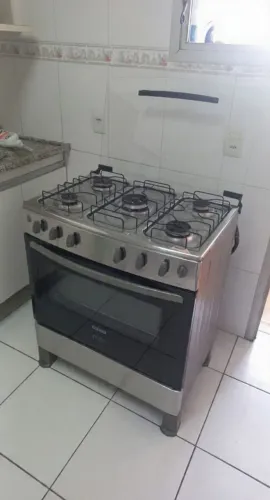 Fogão 5 Bocas Consul Inox