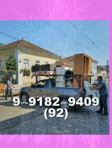 FRETE na Cidade Nova, Novo Aleixo, Adrianópolis e Flores RJ (92) 9/9182/9409