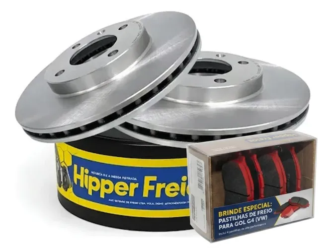 Disco de Freio Ventilado para Gol G4 1.6 (Produto Novo)