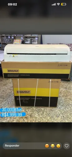 Ar condicionado 30 btus