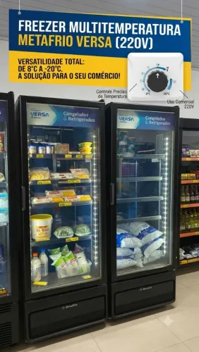 Geladeira expositora/ freezer