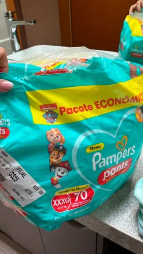 FRALDA PAMPERS PANTS - XXXG