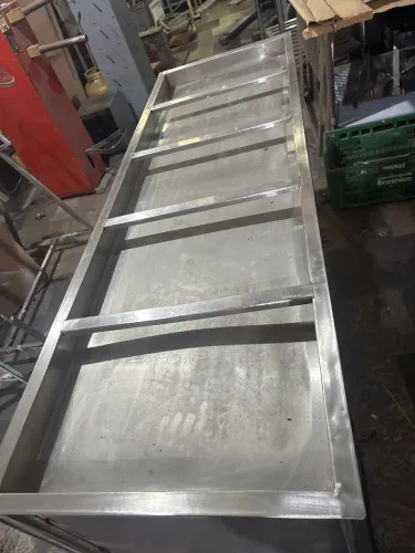 Pista fria em aço inox