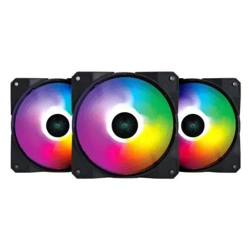 Fan Cooler Gamer Vinik Para Gabinete V.ring 5.0 Full Blade 120Mm - Led Fixo 5 Cores 