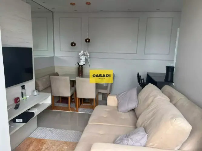 Apartamento Porteira Fechada com 2 quartos, sacada - Centro -São Bernardo do Campo