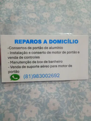 Conserto de portão de alumínio 