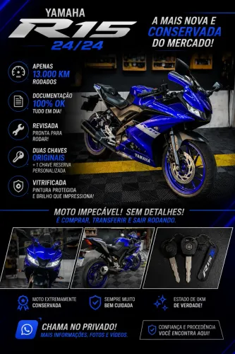 Yamaha R15 2024/2024 | A MAIS NOVA E CONSERVADA DO MERCADO