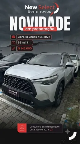 Toyota Corolla Cross XRE 2.0 16V Flex AUT 2024