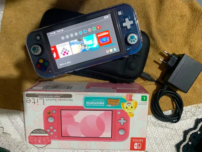 Nintendo switch lite na caixa+ 128GB Destravado