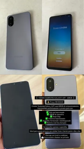 ? VENDO SAMSUNG GALAXY A07 - 128GB ?
