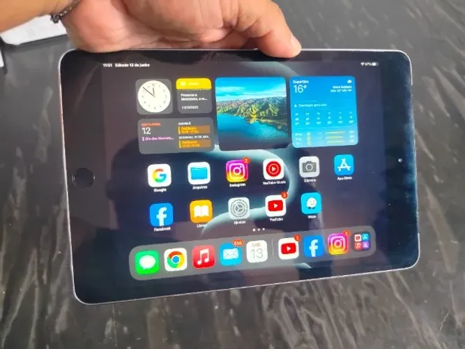 O iPad Mini 4, de Chip 4G Tela Retina
