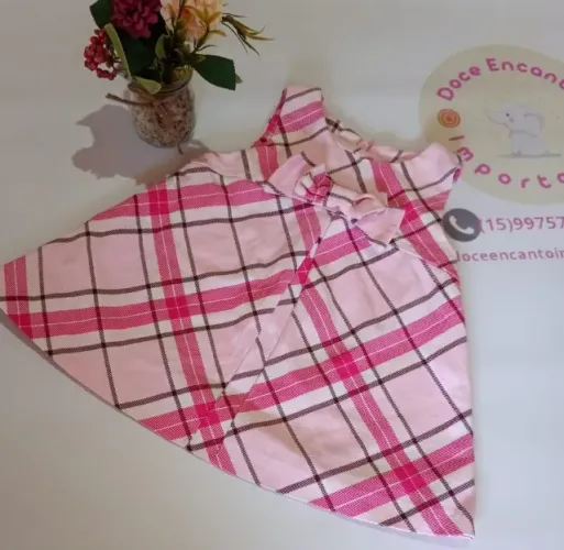 Vestido Miniwere tamanho 3/6 meses importado (Desapego)