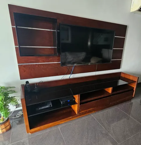 Rack com painel