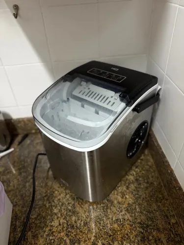 VENDO - MÁQUINA DE GELO PORTÁTIL HQ | INOX | DIGITAL