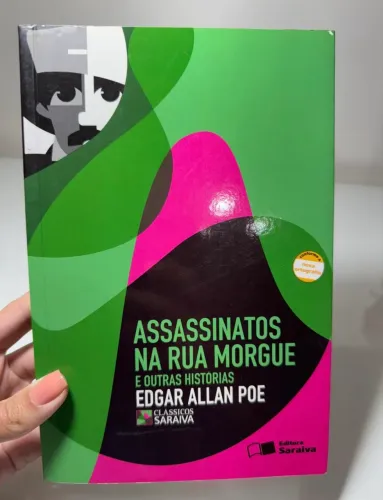 livro assassinatos da rua morgue e outras histórias (edgar allan poe)