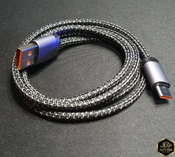 Cabo USB-C 60W Reforçado - Carregamento Turbo (NOVO) Envio Rápido