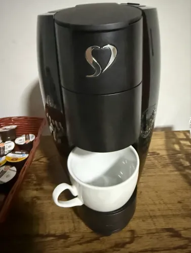 Cafeteira Espresso 3 Corações Lov Preto