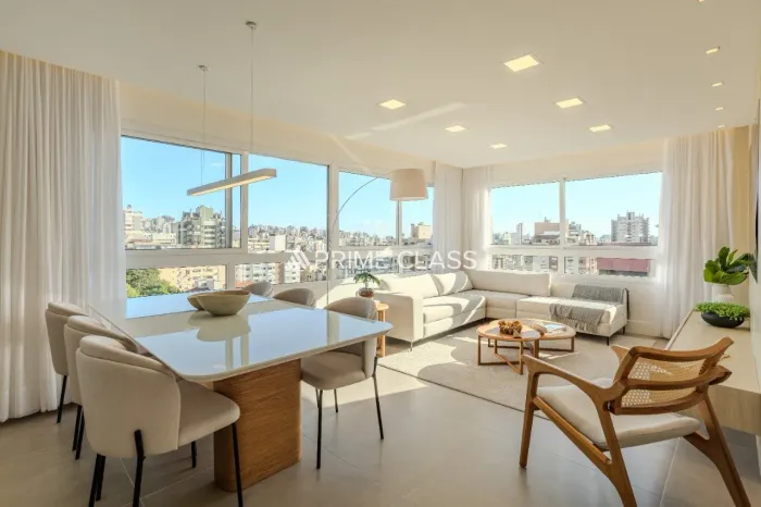 Apartamento 3 dormitórios sendo 3 suítes, 2 vagas, mobiliado, Bairro Moinhos de Vento/ POA