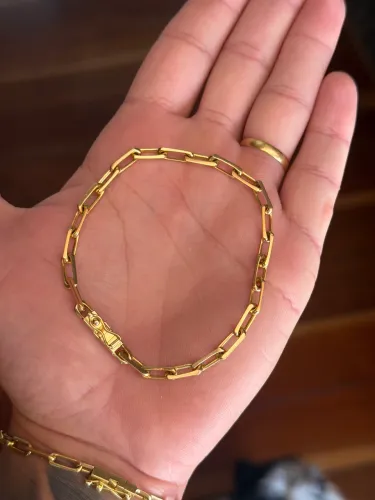 Pulseira Ouro Maciça 18K 15G