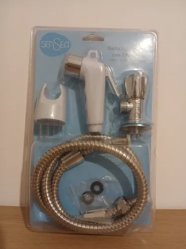 Ducha Higiênica com 2 Funções Sensea (Branco/Cromada) - Nova