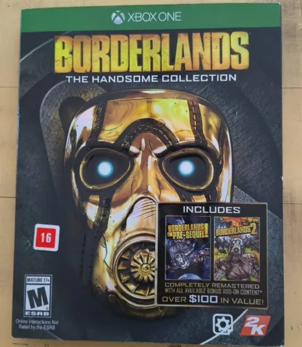 Jogo XBOX Borderlands The Handsome Collection - excelente estado