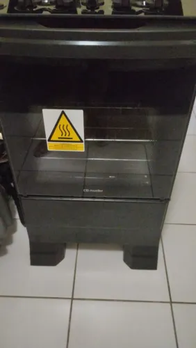 Fogão semi novo mesa de vidro elétrico e econômico