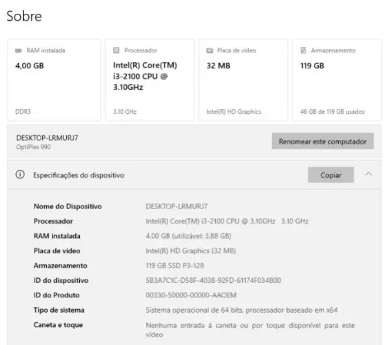 Computador Revisado com Ótimo Custo-Benefício