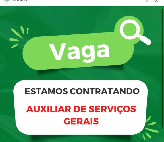 Serviço Geral - Restaurante - Noite - 16h até 00:20