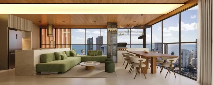 BOA VIAGEM - Apartamento 3 quartos 95 m² com um entorno fantástico de opções