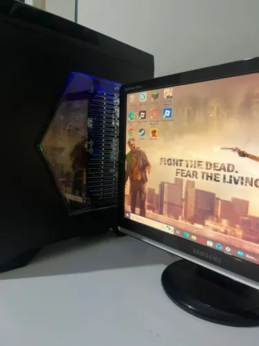 PC gamer completo com munitor,teclado e mouse