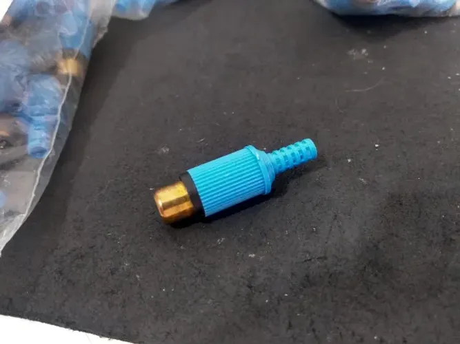 CONECTOR PLUG RCA FEMEA PLÁSTICO (75 pçs)